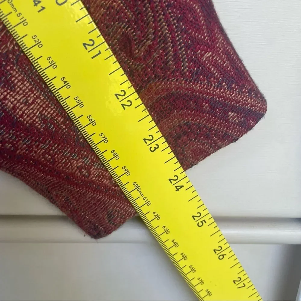 Coldwater Creek Multi-Color Paisley Tapestry Long Blazer Jacket Size L - Picture 9 of 9